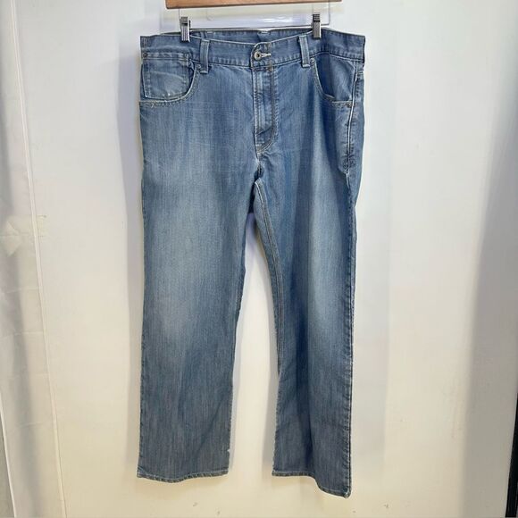 Levis Mens' 514  Size 38 X 30 Light  Wash Straight Leg Jeans - Picture 1 of 11